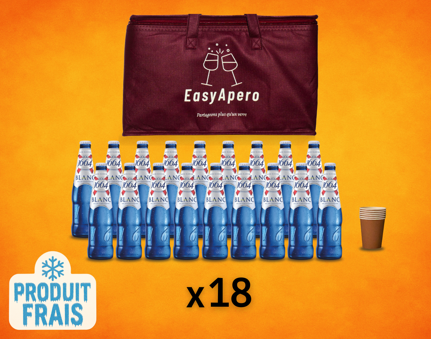 100% boissons - 1664 blanc